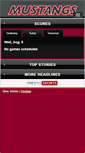 Mobile Screenshot of mustangsathletics.com